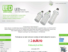 Tablet Screenshot of led-elektronika.cz